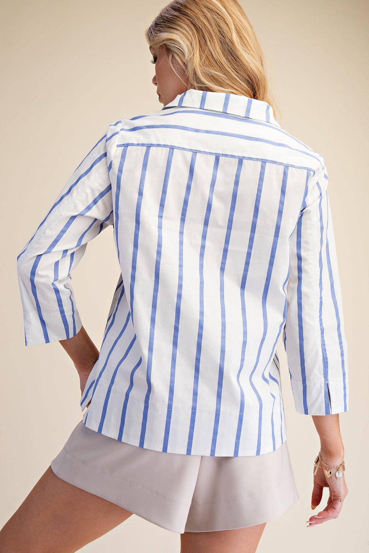 The Oxford Stripe Blouse