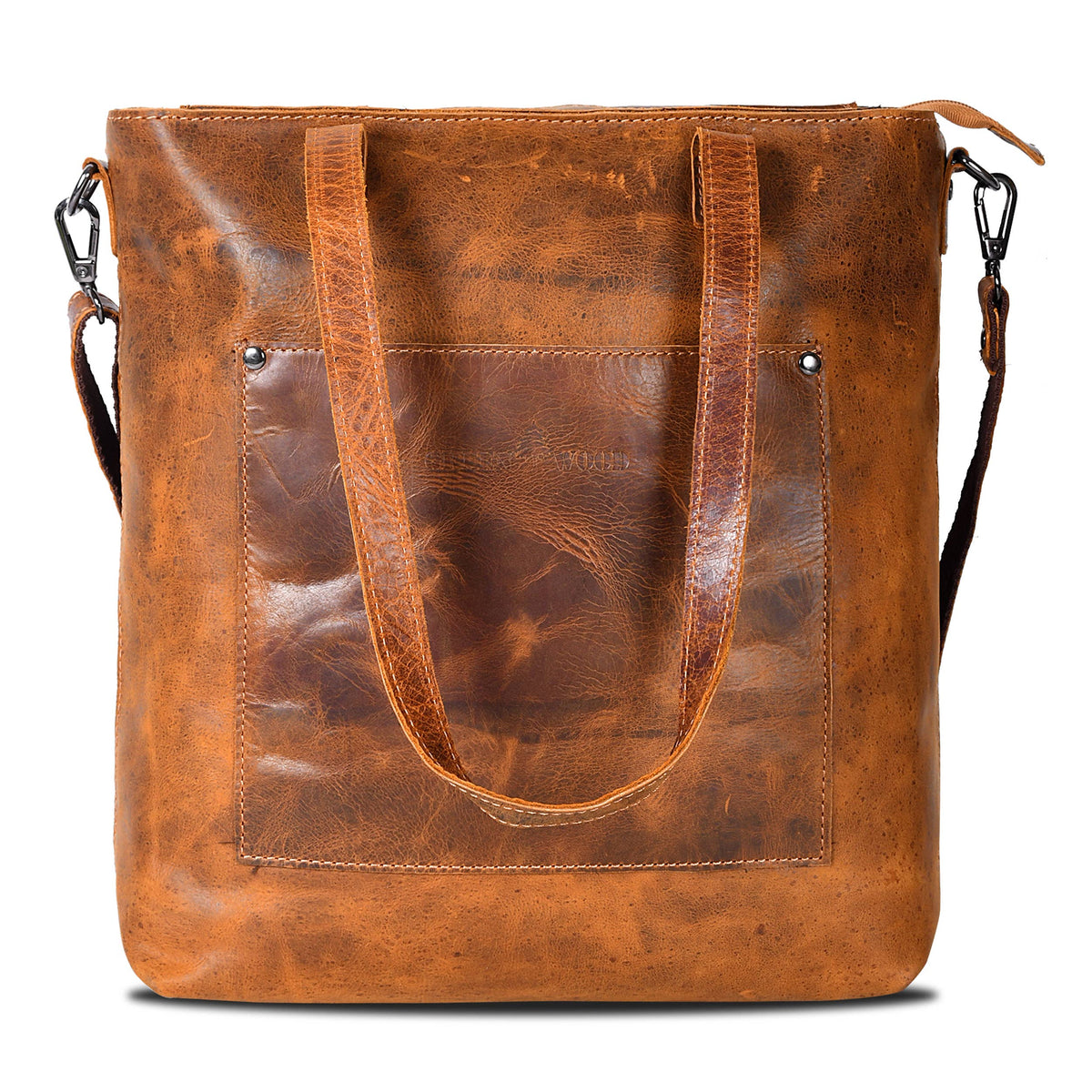 Classic Leather Tote Bag Bunbury Camal