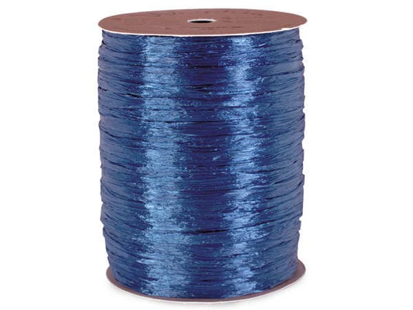 Pearlized Raffia Ribbon: Light Blue, 1 Pack, 100 yards