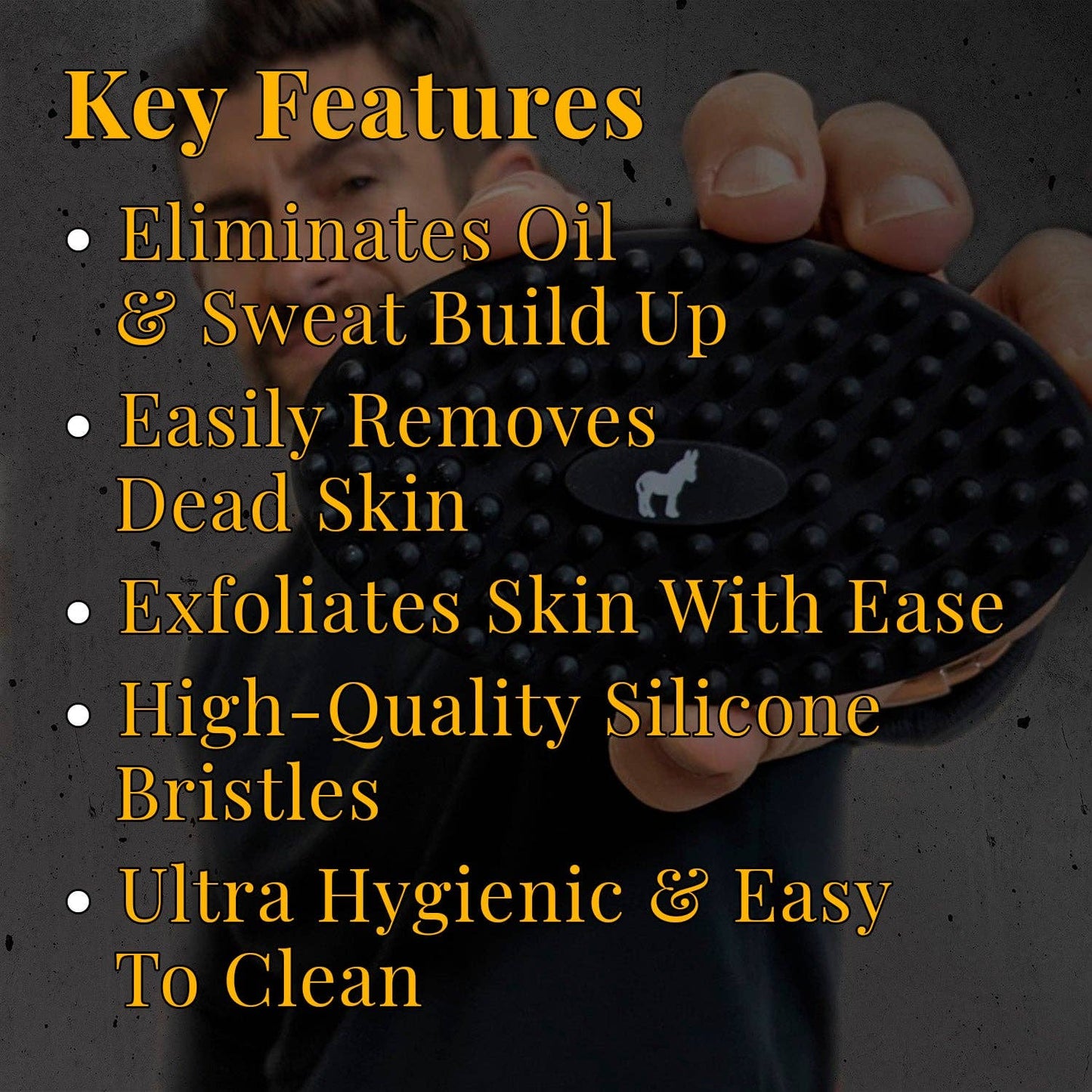 Bath & Body Massaging Scrub Brush: Bath/Body Scrub Brush
