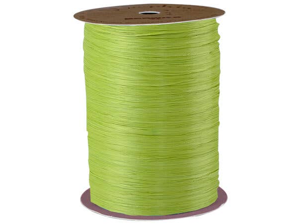 Matte Raffia Ribbon: Ivory Buff, 1 Pack, 100 yards