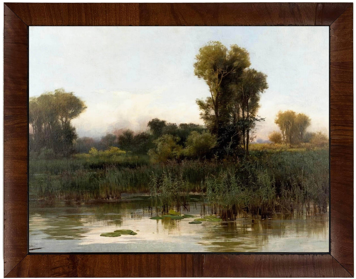 EE Vintage oil painting reproduction: