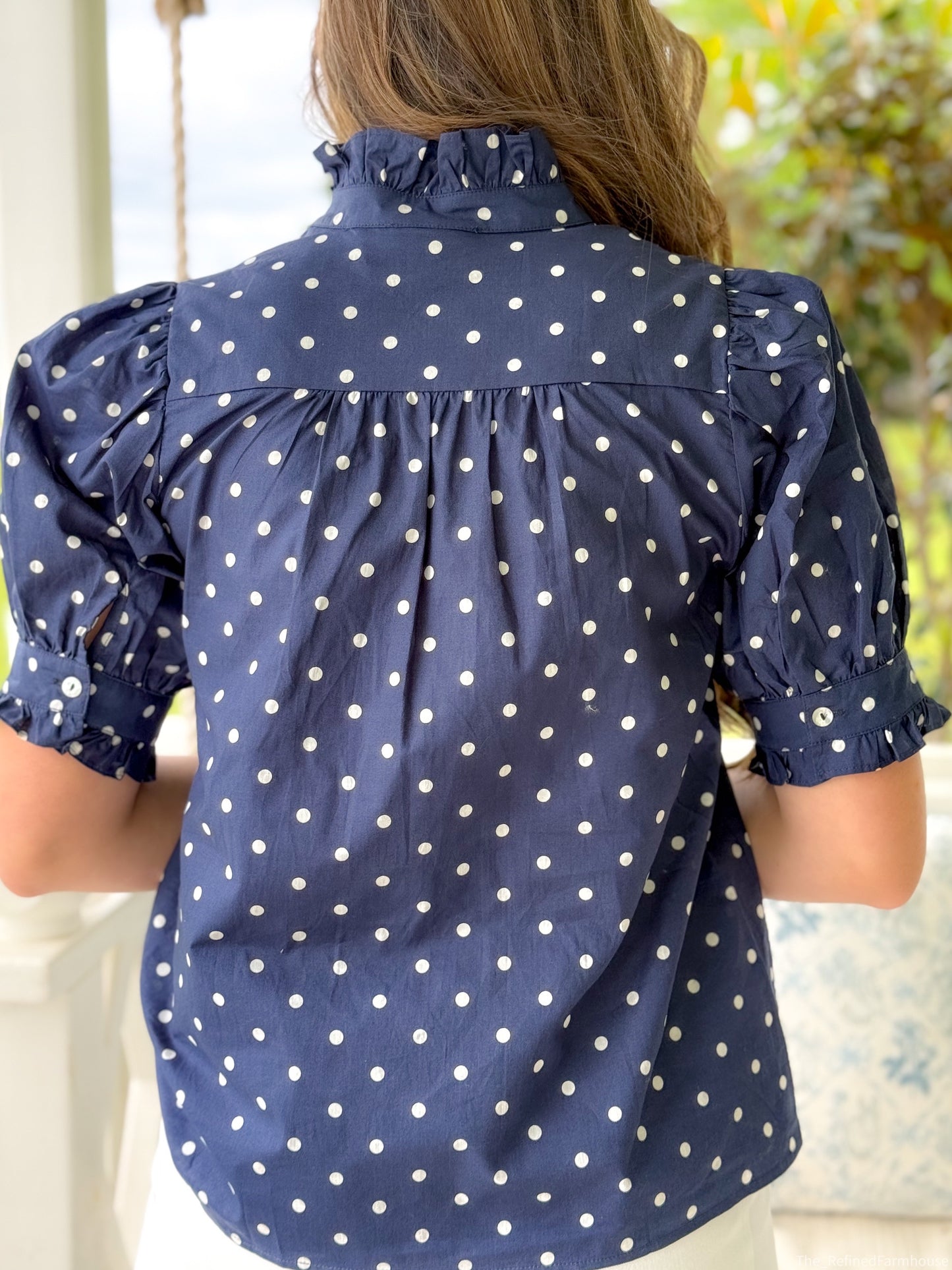 Classic Charm Polka Dot Top