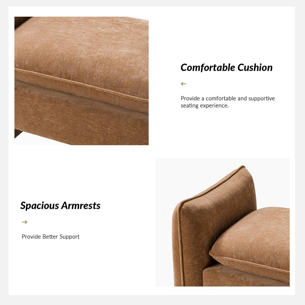 Ella Bench: Caramel