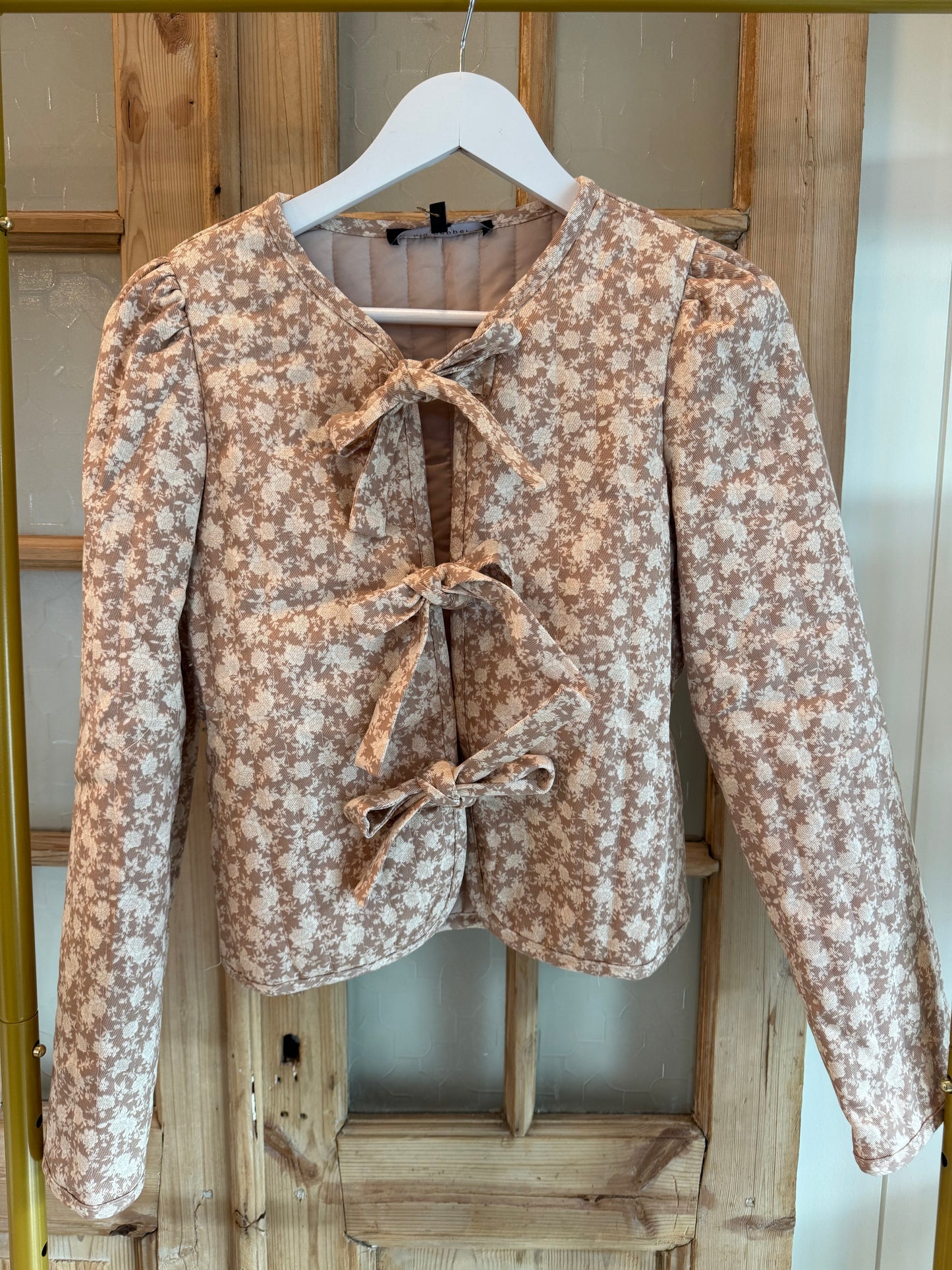Blush Petal Bow Jacket