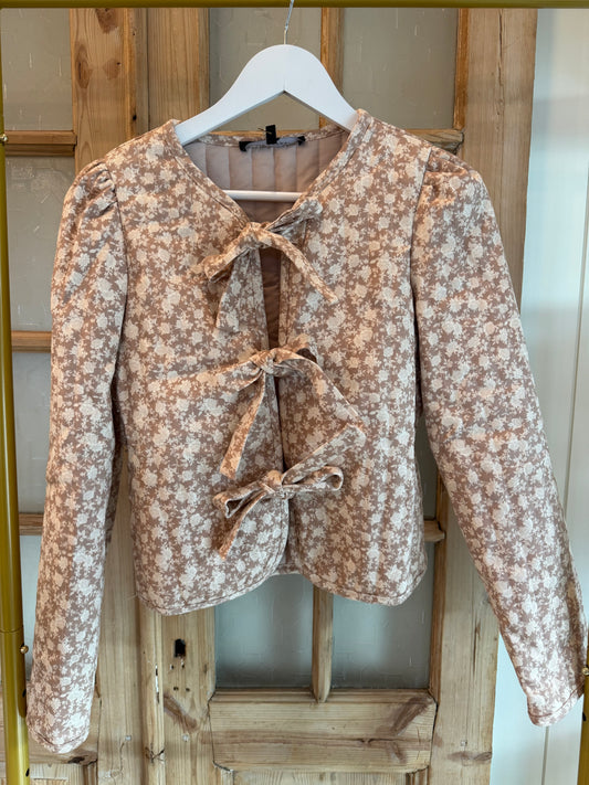 Blush Petal Bow Jacket