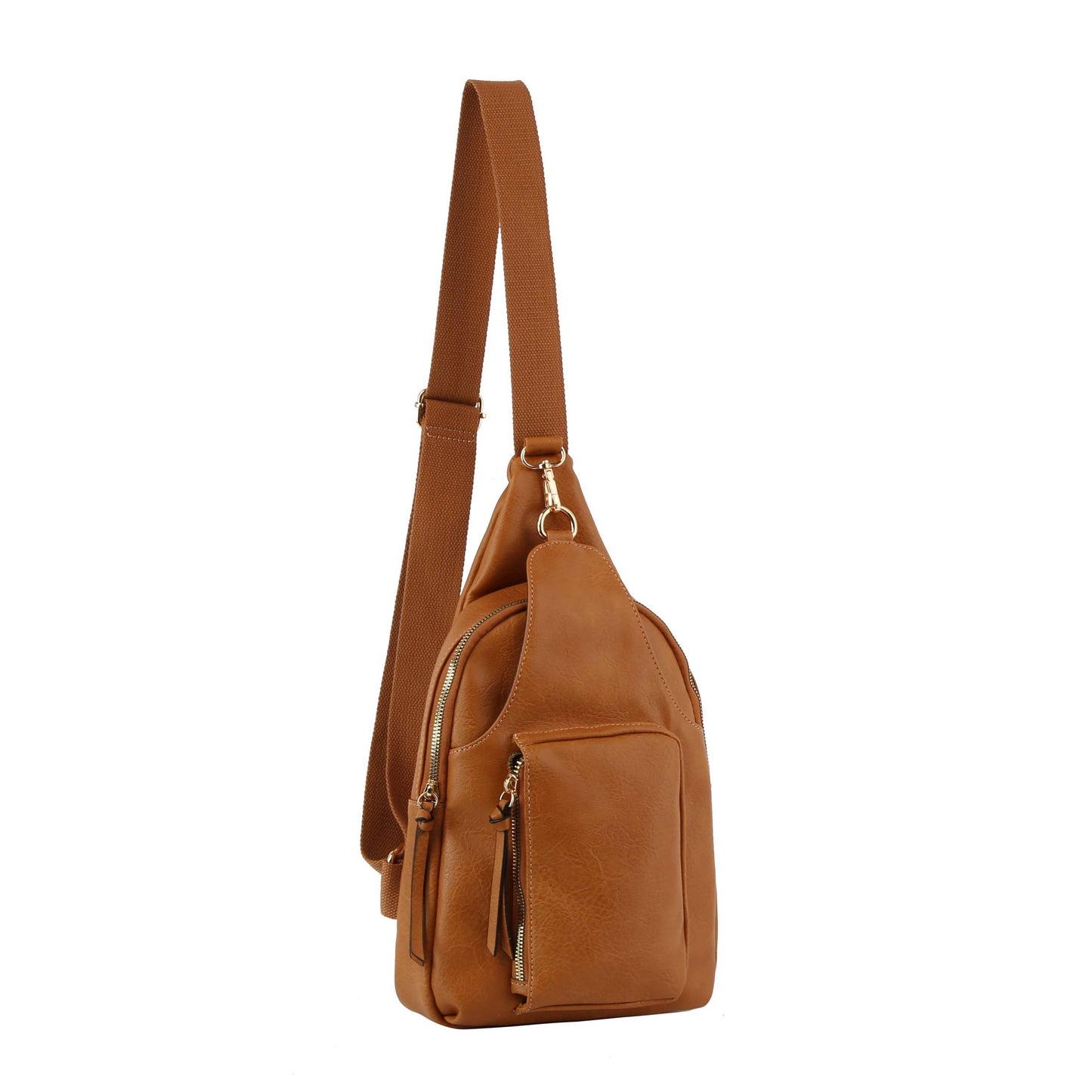 Crossbody Small Sling Backpack Dapack Chest Bag: Black / ONE SIZE