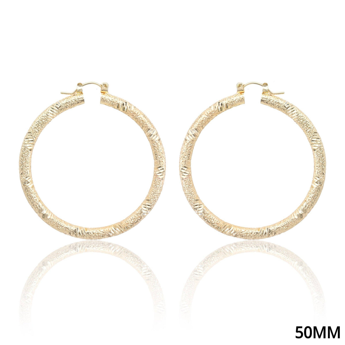 Gold Textured Aluminum Light Weight 2" Hoop