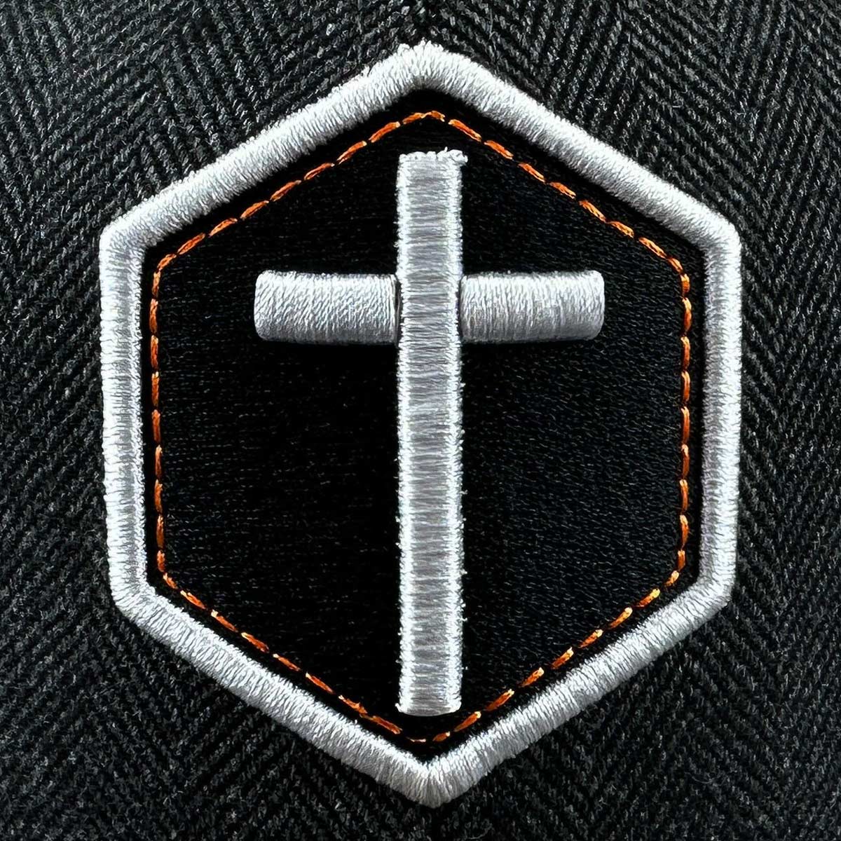 Cross Cap: Grey/White