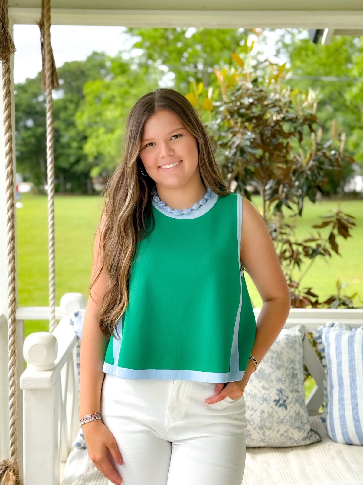 Meadow Line Knit Top