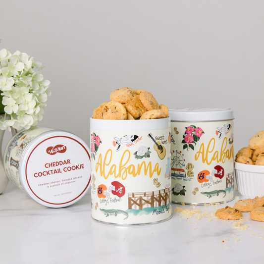 Alabama State Gift Tin |  Roasted Salted Pecans