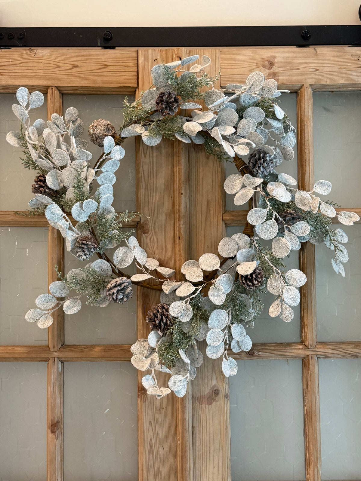 SilverDollar Shine Wreath