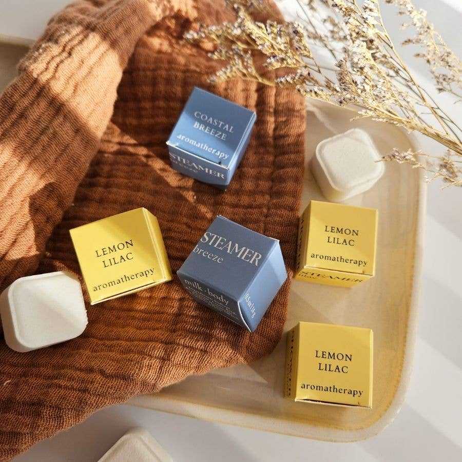 Lemon Lilac | Spring Shower Steamer, Aromatherapy, Spa
