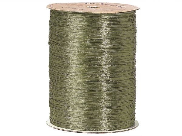 Pearlized Raffia Ribbon: Light Blue, 1 Pack, 100 yards