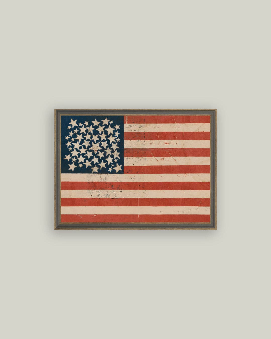 Rustic Flag Framed: 6x4