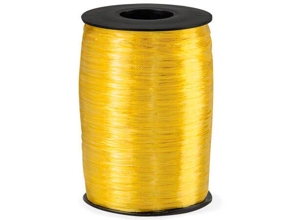 Pearlized Raffia Ribbon: Light Blue, 1 Pack, 100 yards