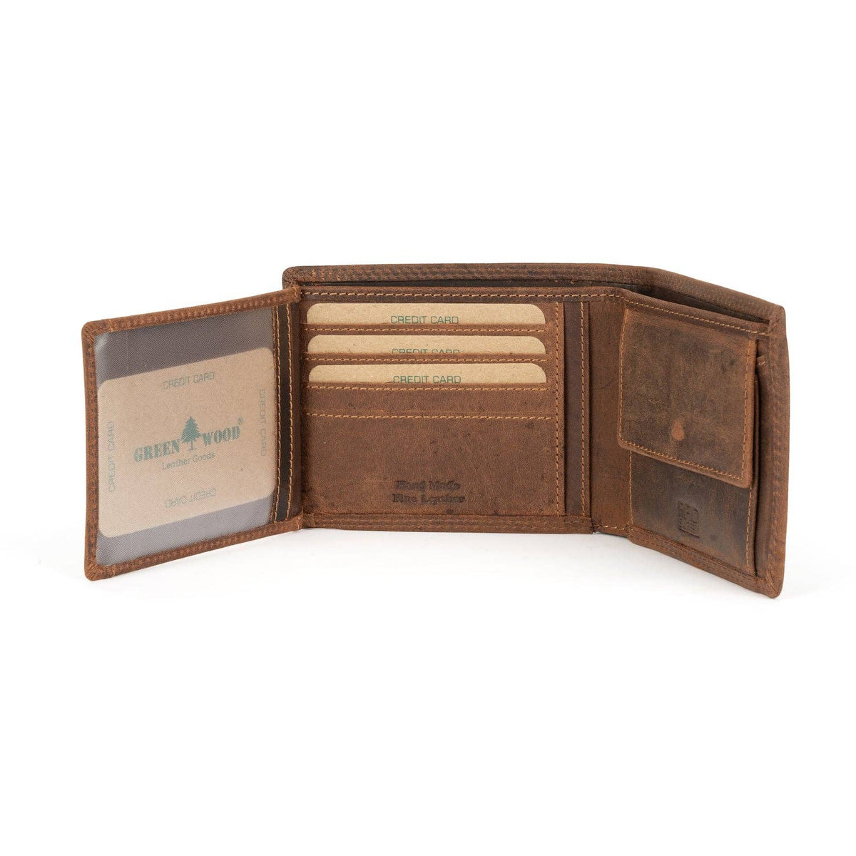 Leather Men Wallet Hart-Sandal