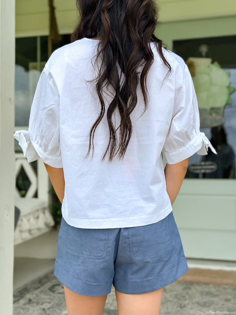 Coastal Chic Sailor Shorts