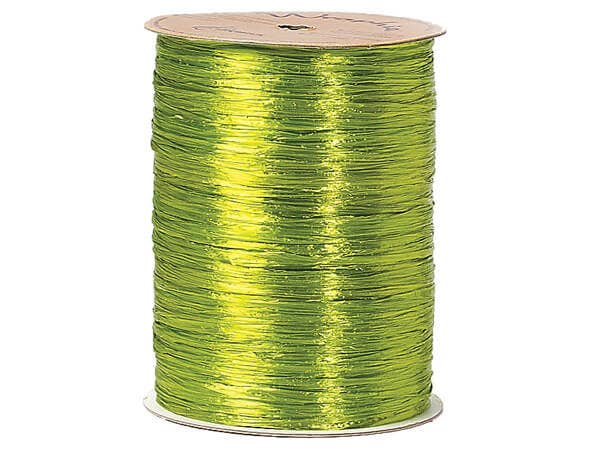 Pearlized Raffia Ribbon: Light Blue, 1 Pack, 100 yards