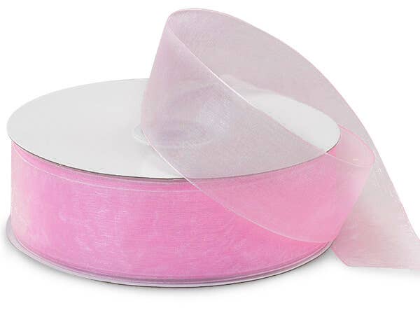Sheer Organza Gift Packaging Ribbon: Denim Blue, 1 Pack, 7/8"x100 yards