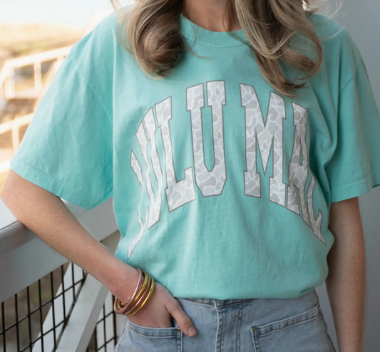 LULU MAC Camo Chalky Mint Tee