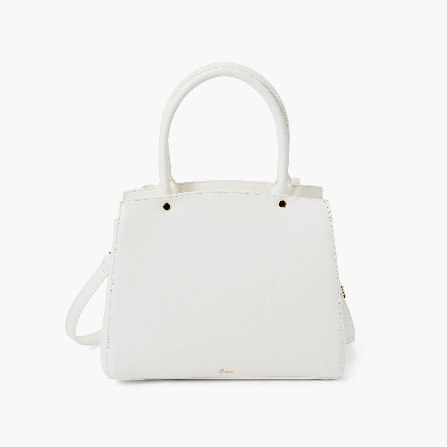 Park Double Bowtie Top Handle Satchel: White