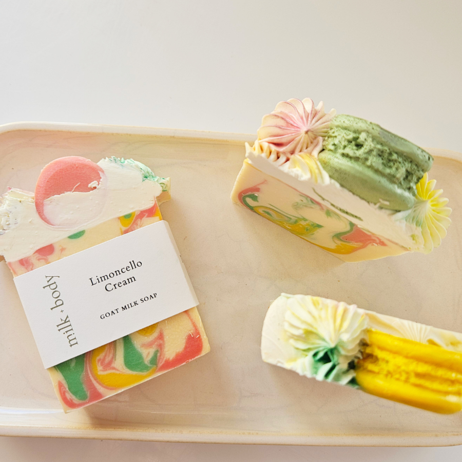 Limoncello Cream Goat MIlk Soap | Bar soap, spring soap