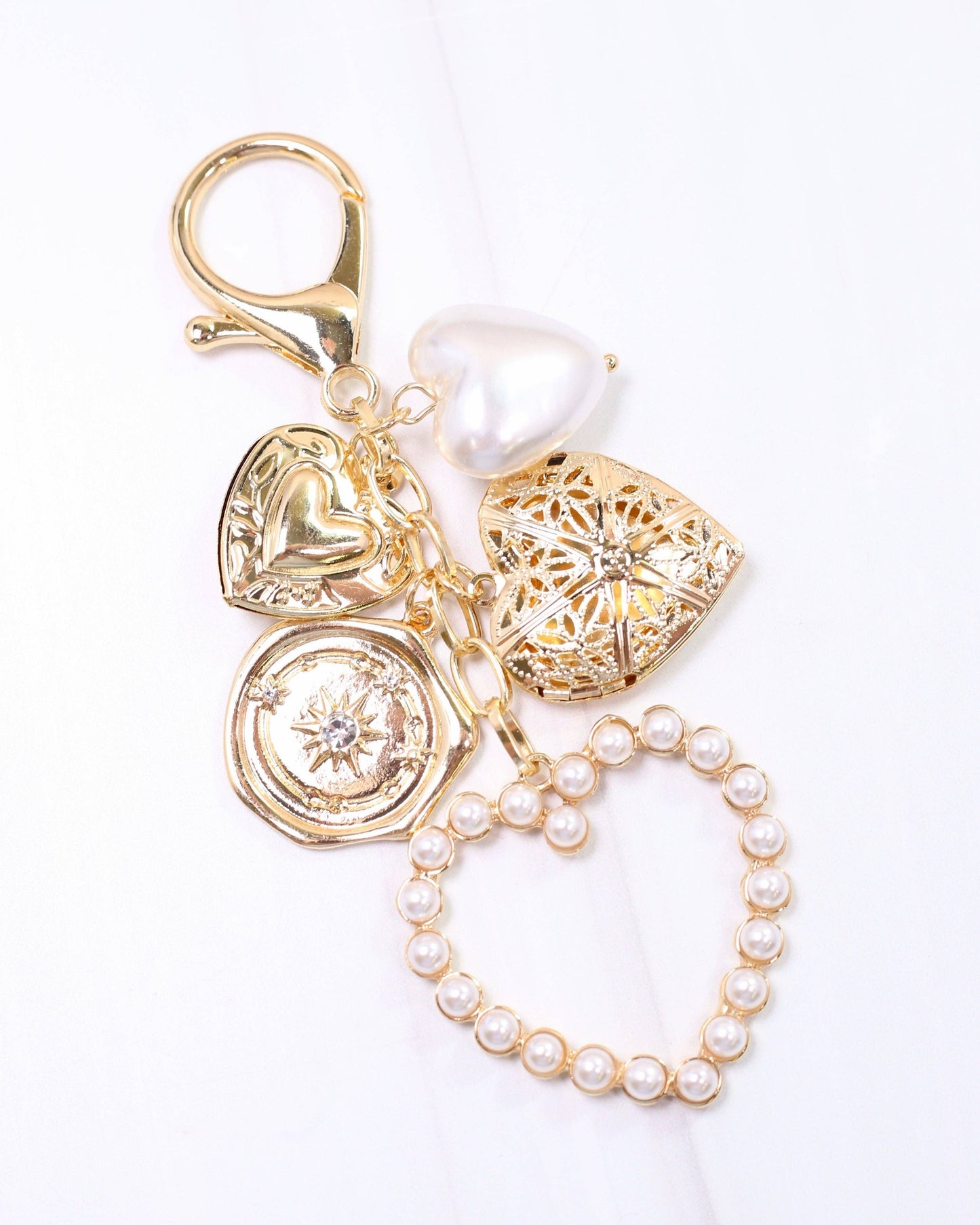 Lori Heart Bag Charm