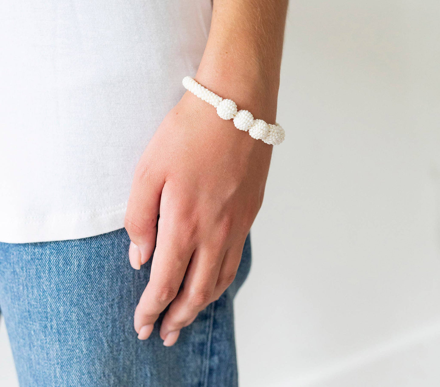 Roll-On® Globe Bracelet - Cream