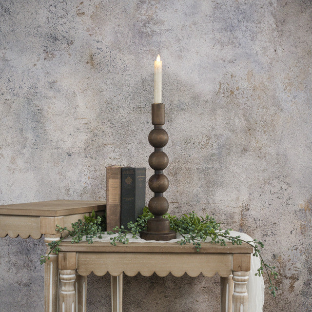 Wood Bonded Taper Candlesticks