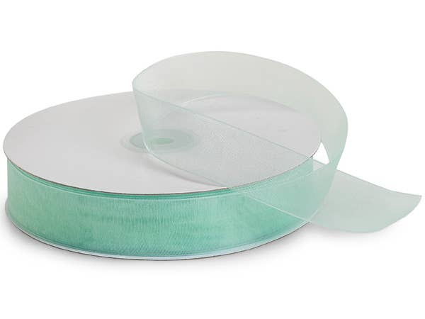 Sheer Organza Gift Packaging Ribbon: Ivory, 1 Pack, 1-1/2"x100 yards