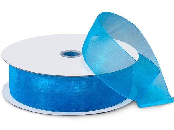 Sheer Organza Gift Packaging Ribbon: Ivory, 1 Pack, 1-1/2"x100 yards