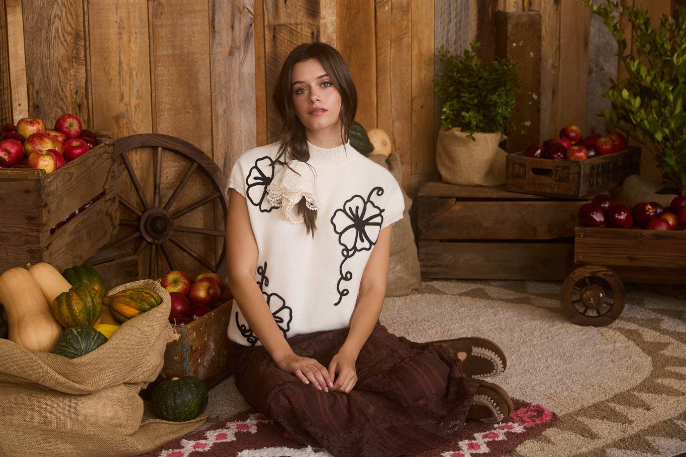 Bloom & Vine Sweater Vest