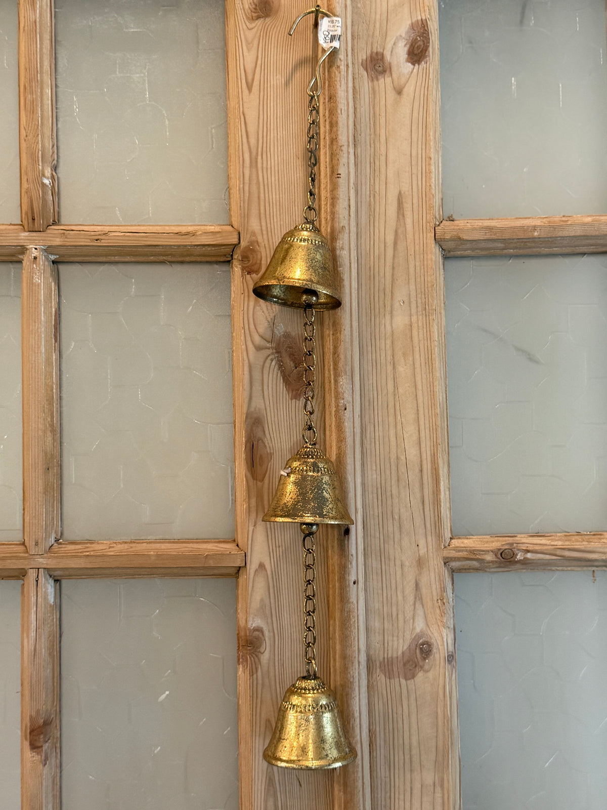 22.25" Gold Hanging bells
