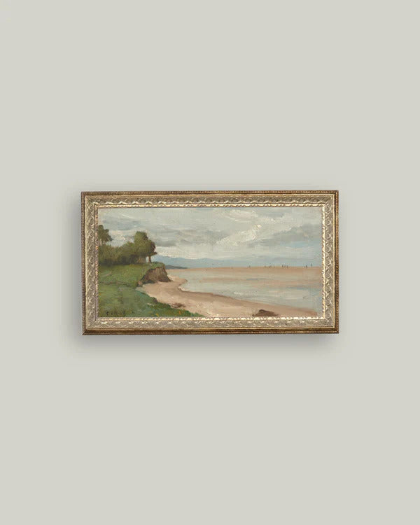 Beach Near Etretat Canvas/Frame