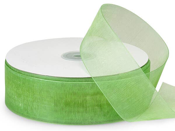 Sheer Organza Gift Packaging Ribbon: Ivory, 1 Pack, 1-1/2"x100 yards