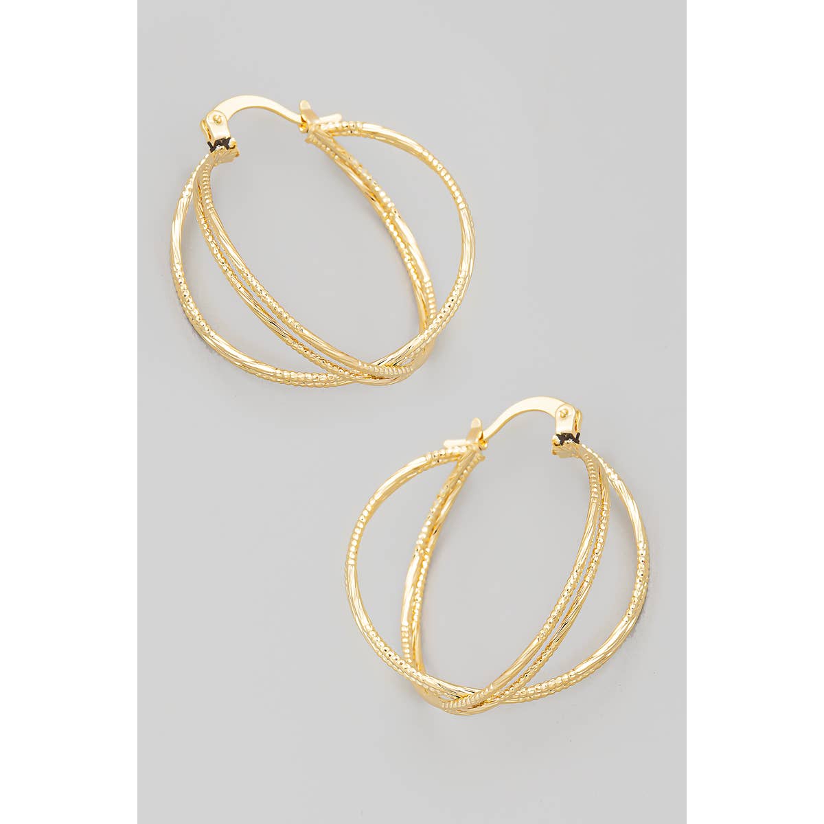 Thin Mini Pincatch Hoop Earrings: G