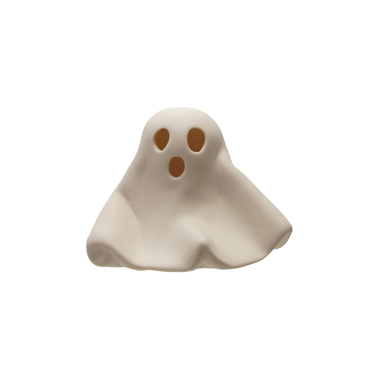 White Stoneware Bisque Ghost W/LED