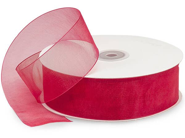 Sheer Organza Gift Packaging Ribbon: Light Blue, 1 Pack, 7/8"x100 yards