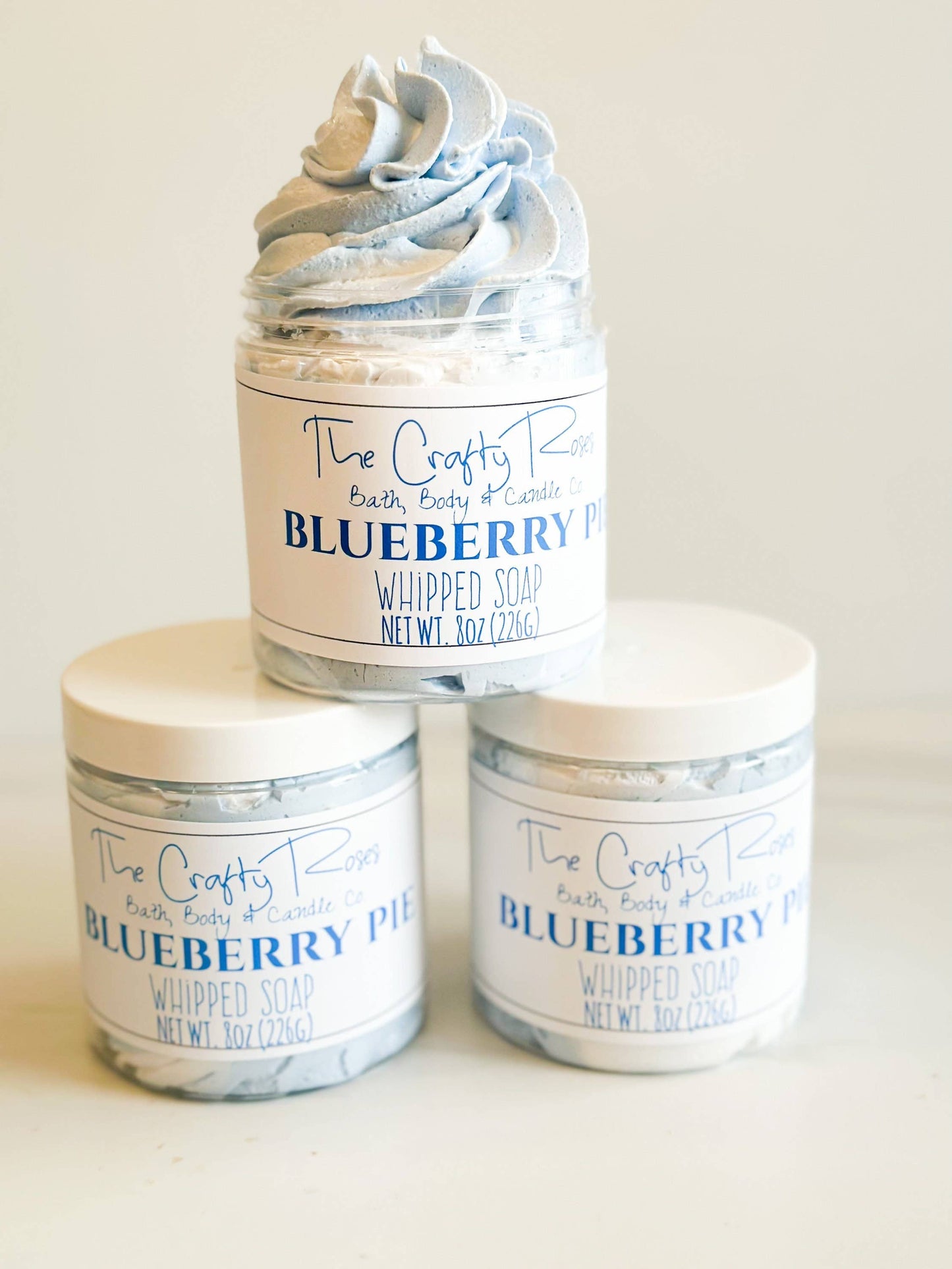 Blueberry Pie Whipped Soap: 4oz