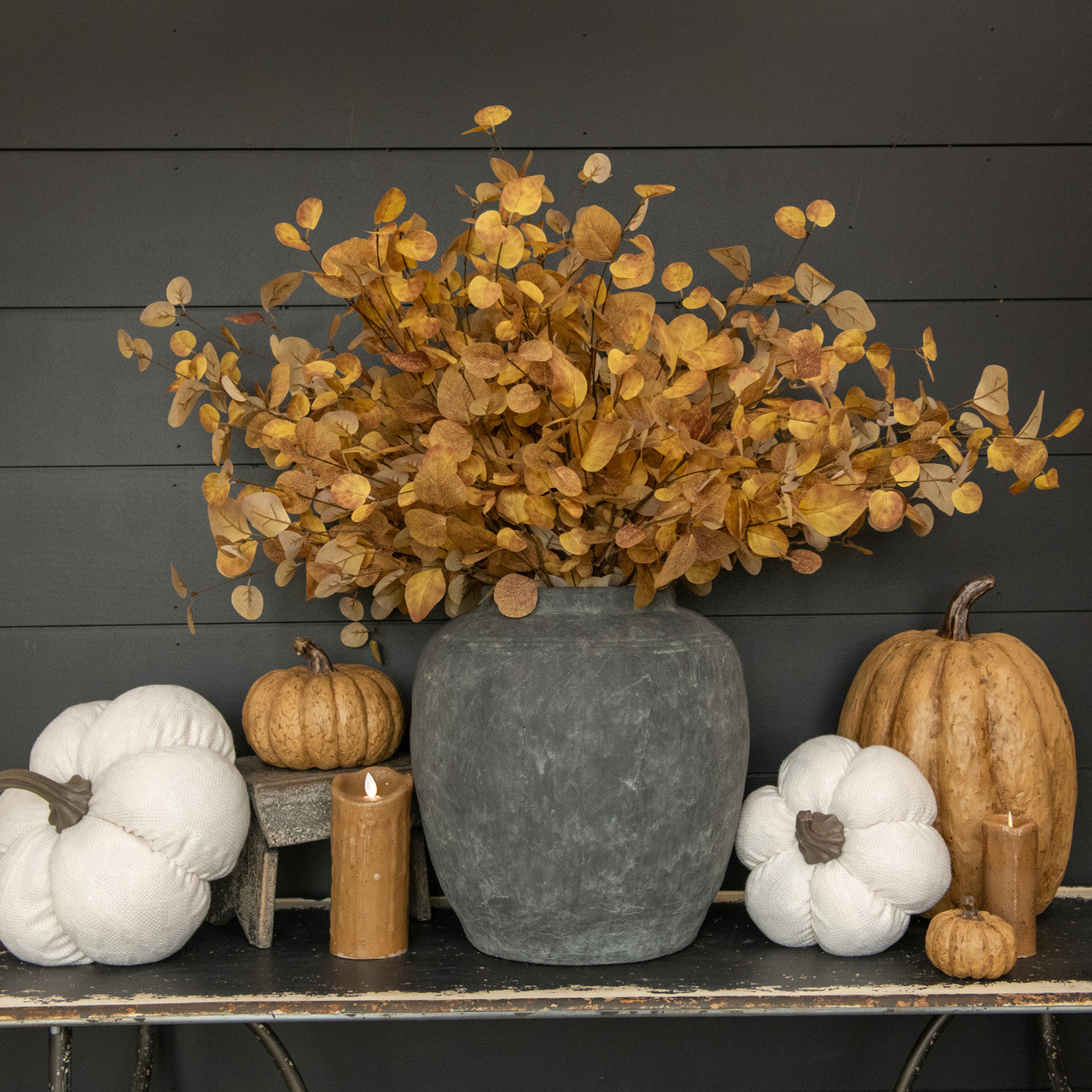 35.5" Brown and Yellow Eucalyptus Bundle