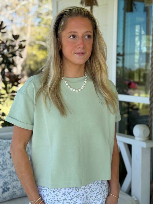 The Everyday Comfort Tee-Sage
