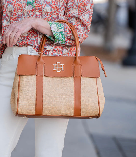 Augusta Handbag Natural Saddle