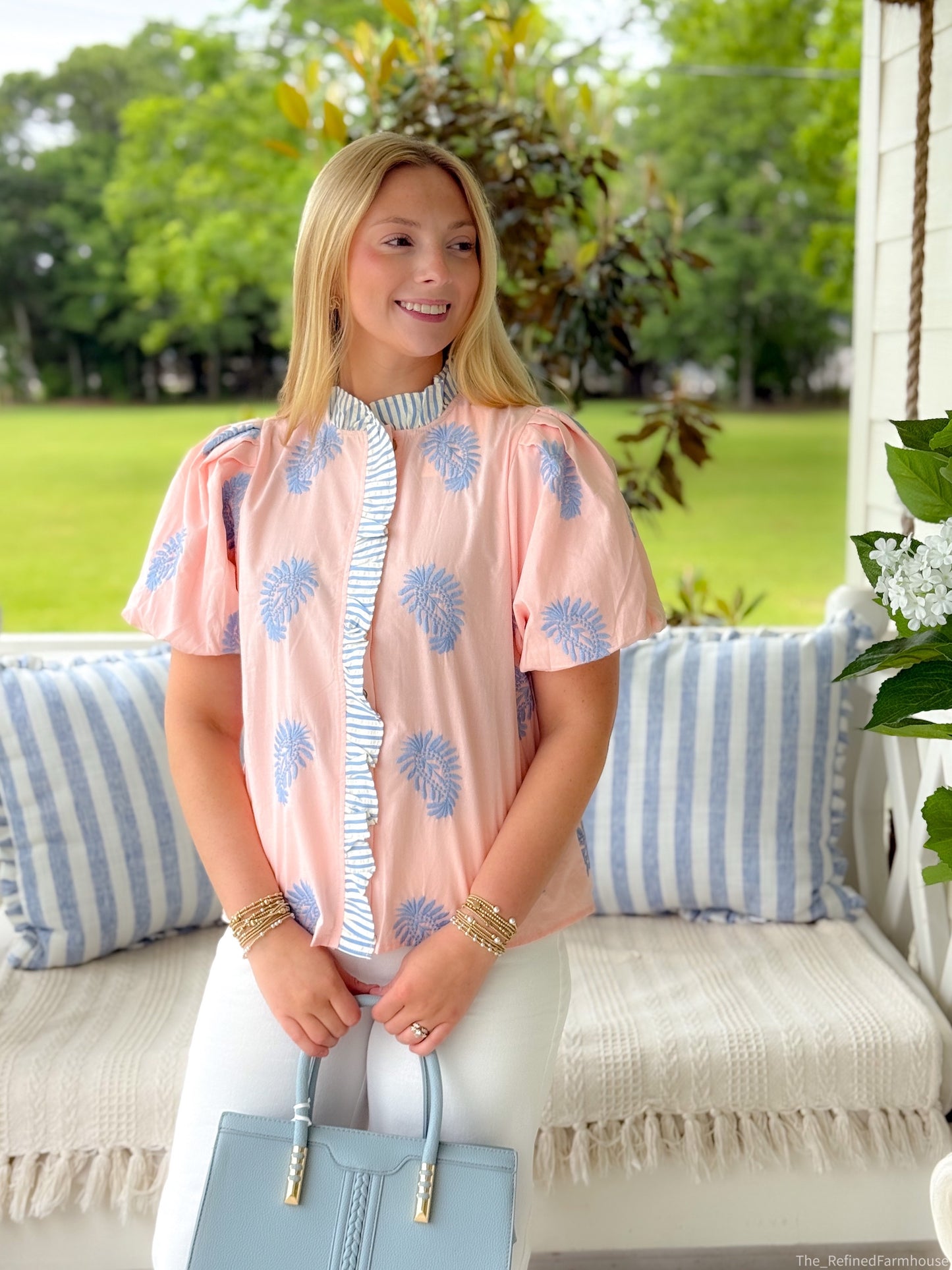 Cotton Candy Bloom Top