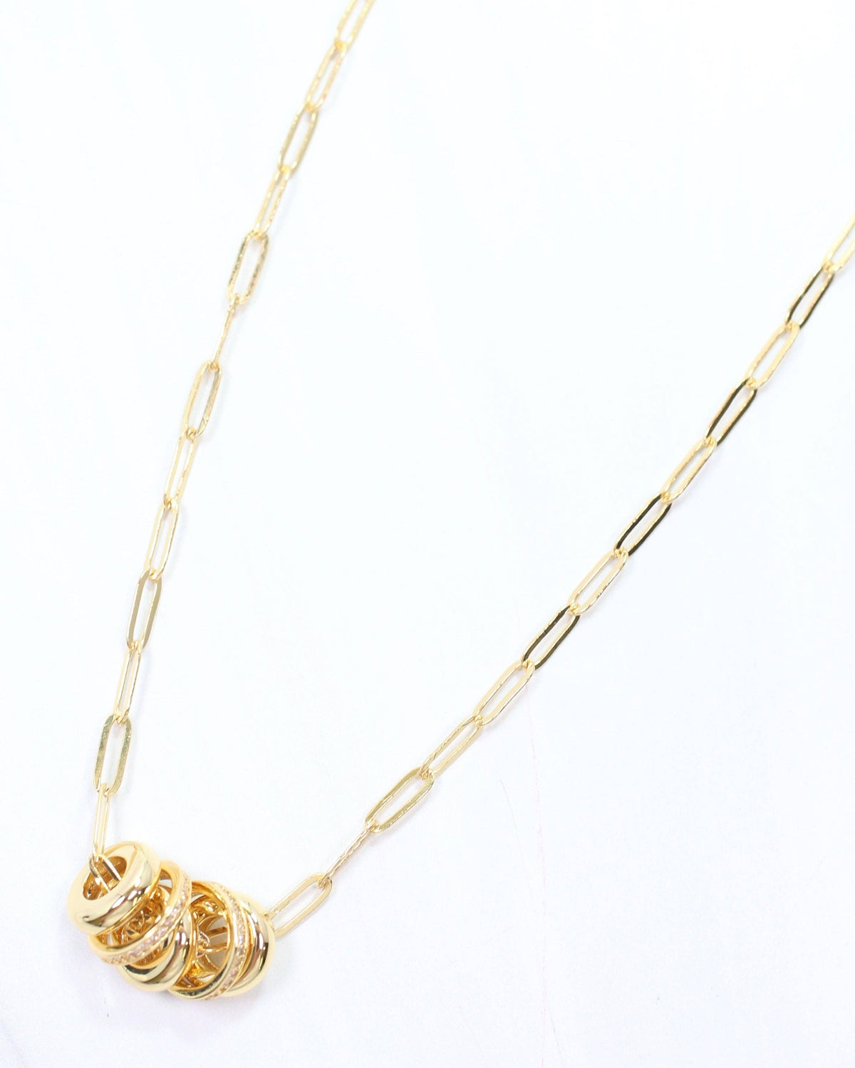 Creighton Charm Necklace Gold