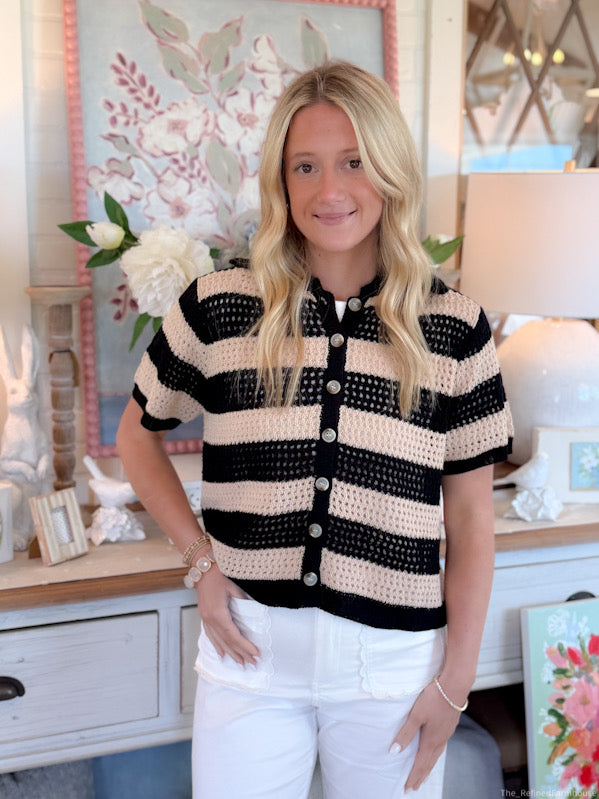 The Sutton Stripe Knit