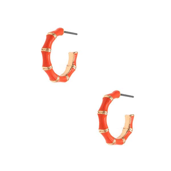 Mini Orange Bamboo Hoop