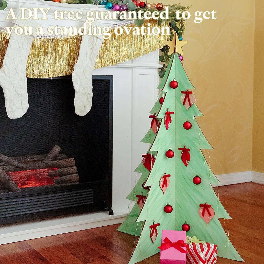 2-Piece Slotted Christmas Tree: 24 Inch