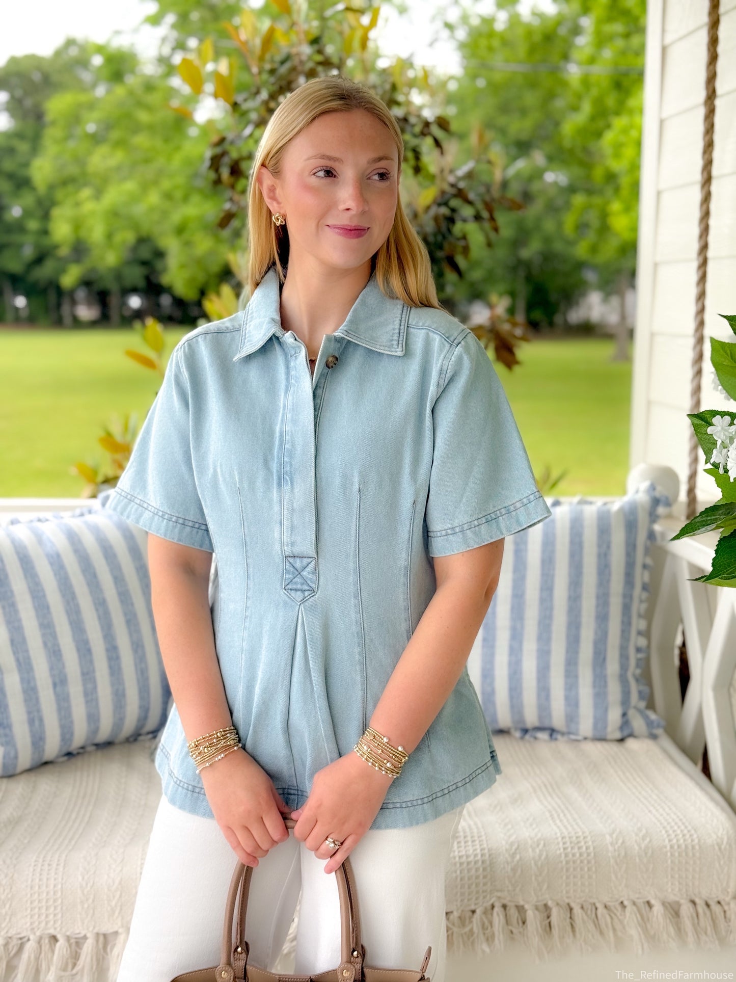 Denim Darling Top