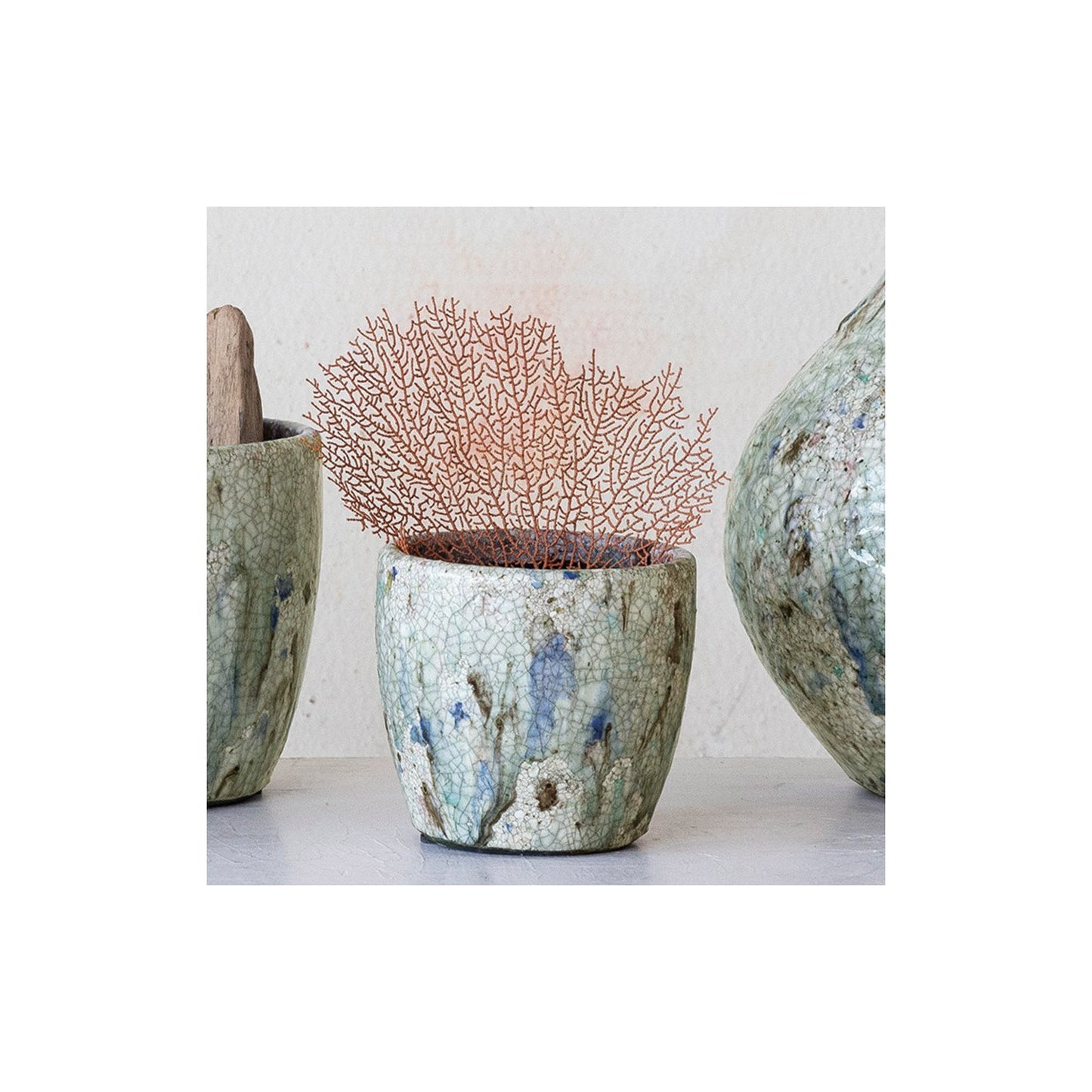 Decorative Terra-cotta Planter (Holds 4" Pot) (Each One Will Vary)